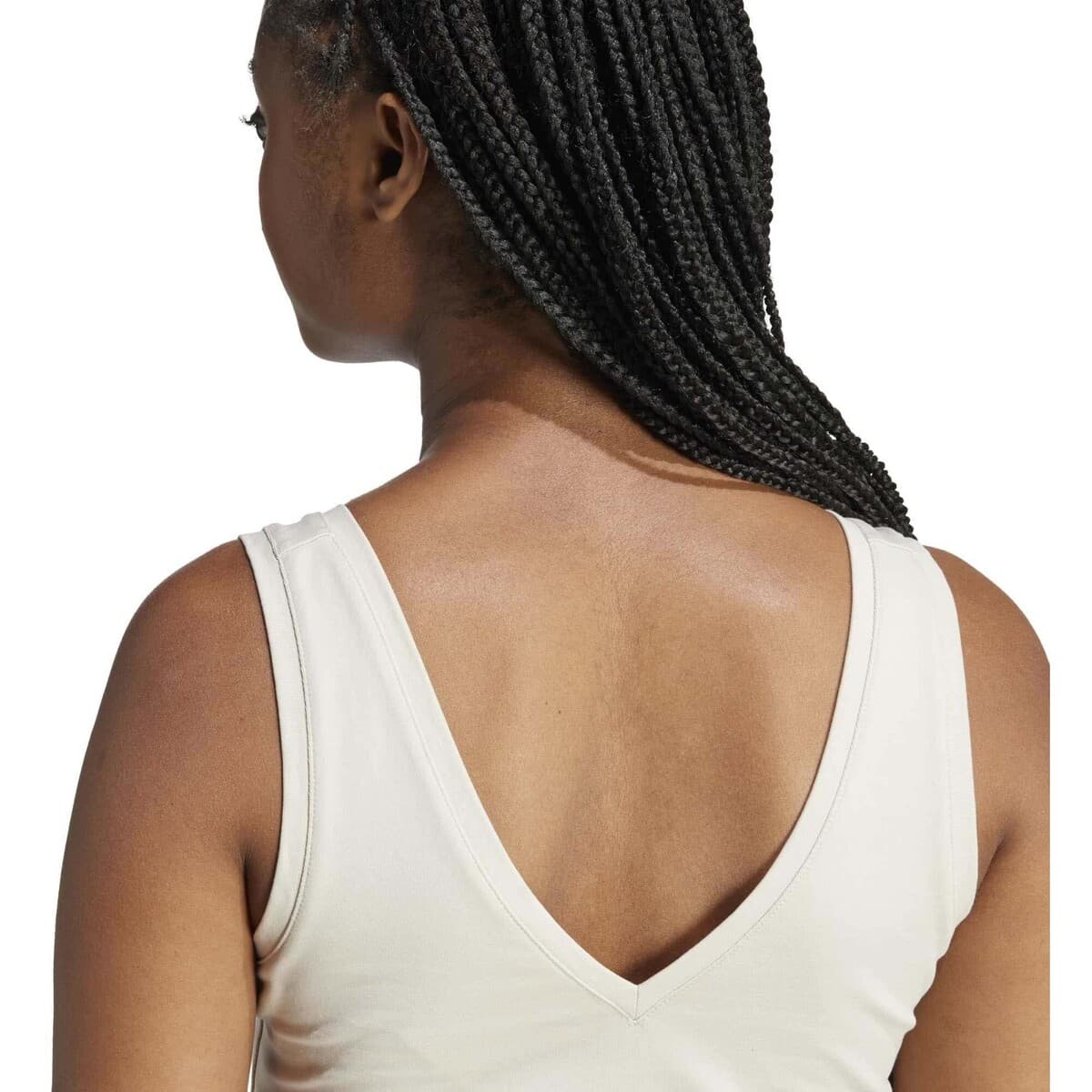 Women's Sleeveless Tops adidas Beige
