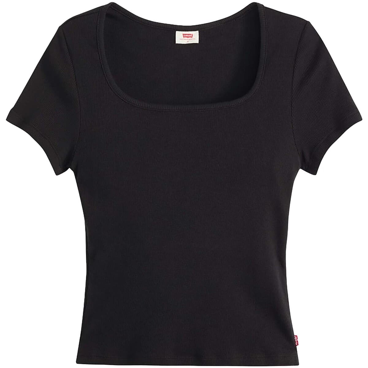 T-shirt με κοντά μανίκια Levis Essential Sqrd Neck Tee