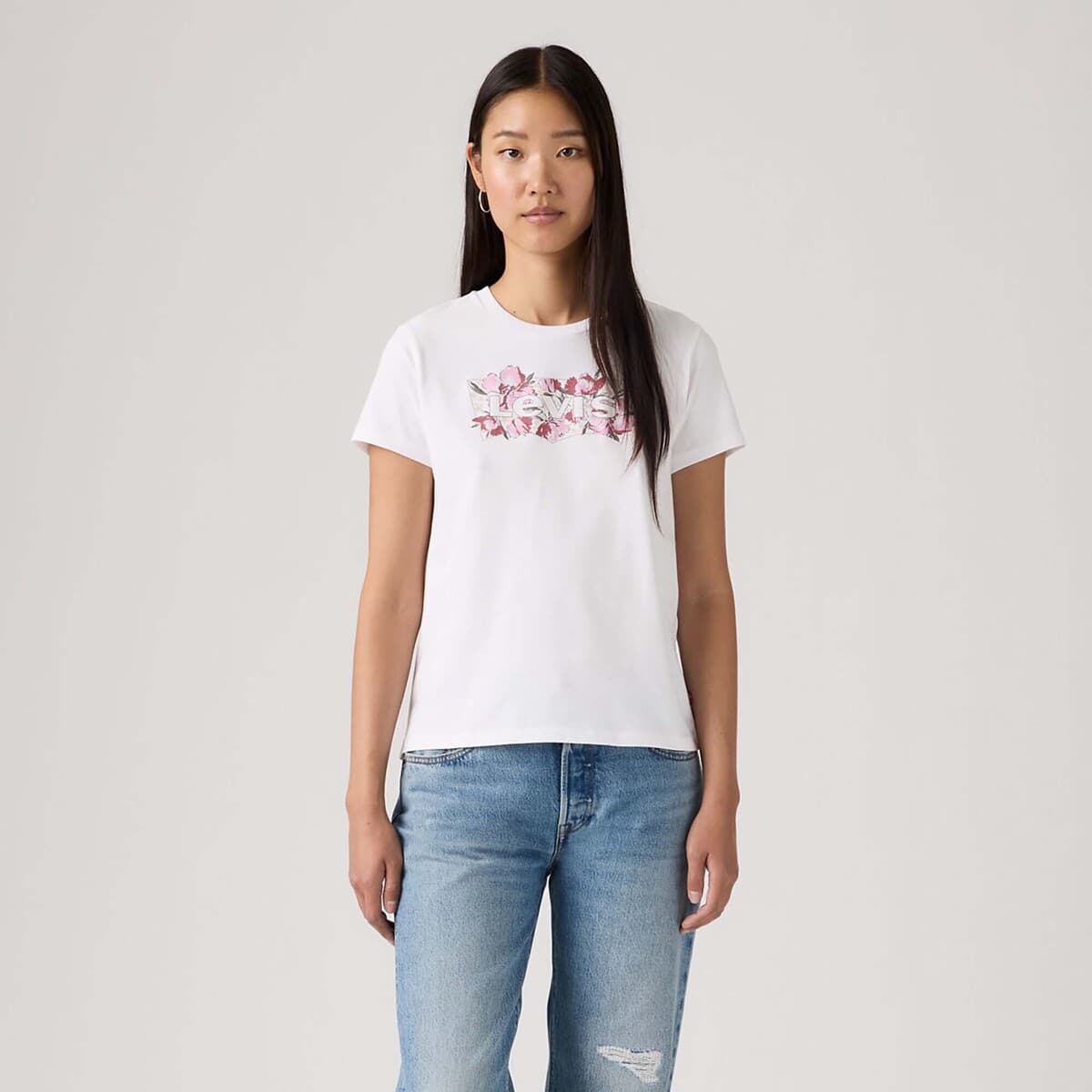 Women's T-Shirts Levis White