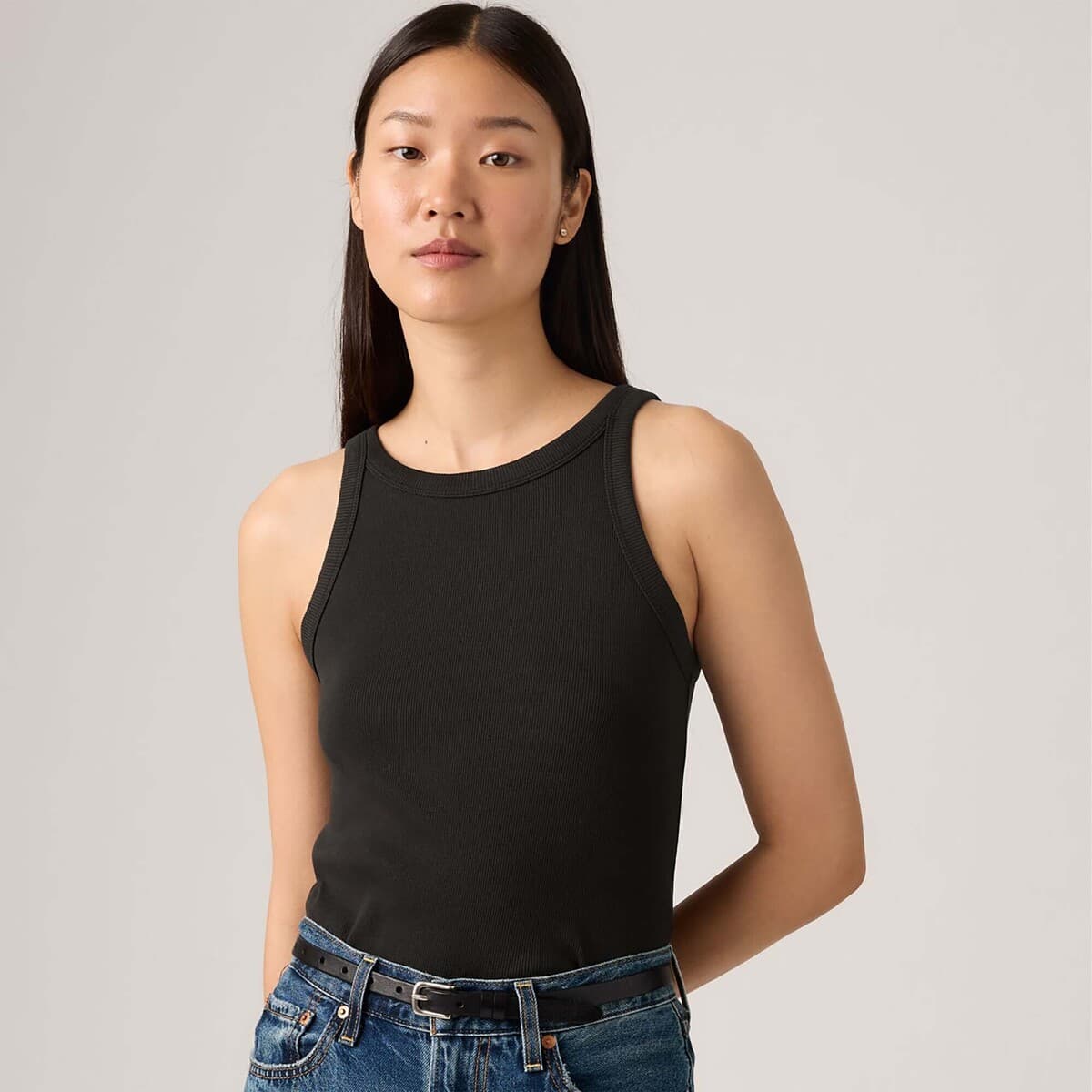 Women's Sleeveless Tops Levis Black