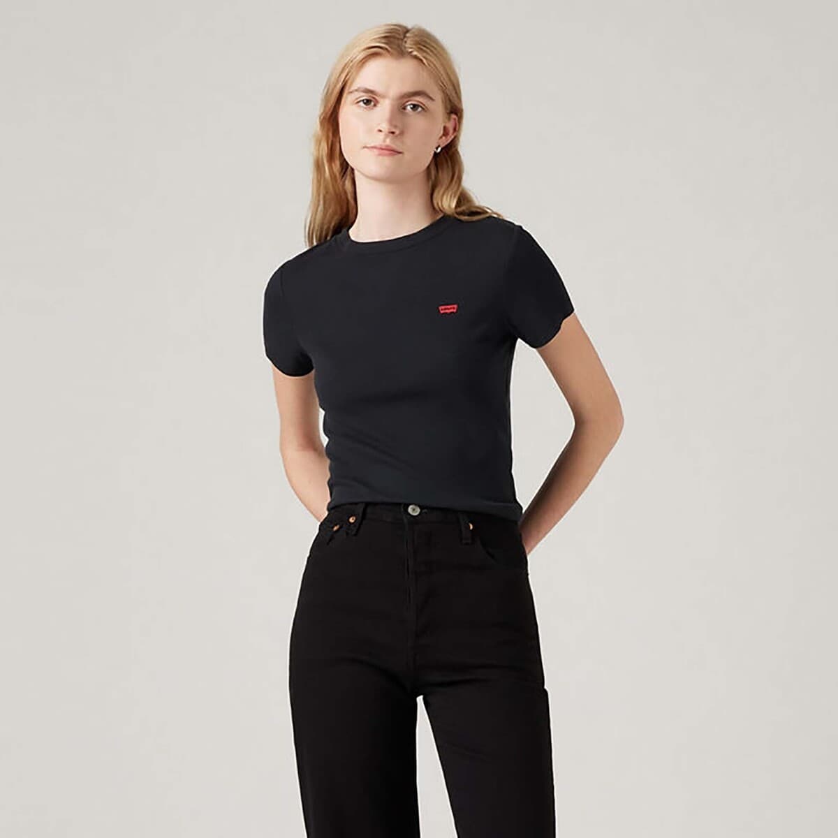 Women's T-Shirts Levis Black