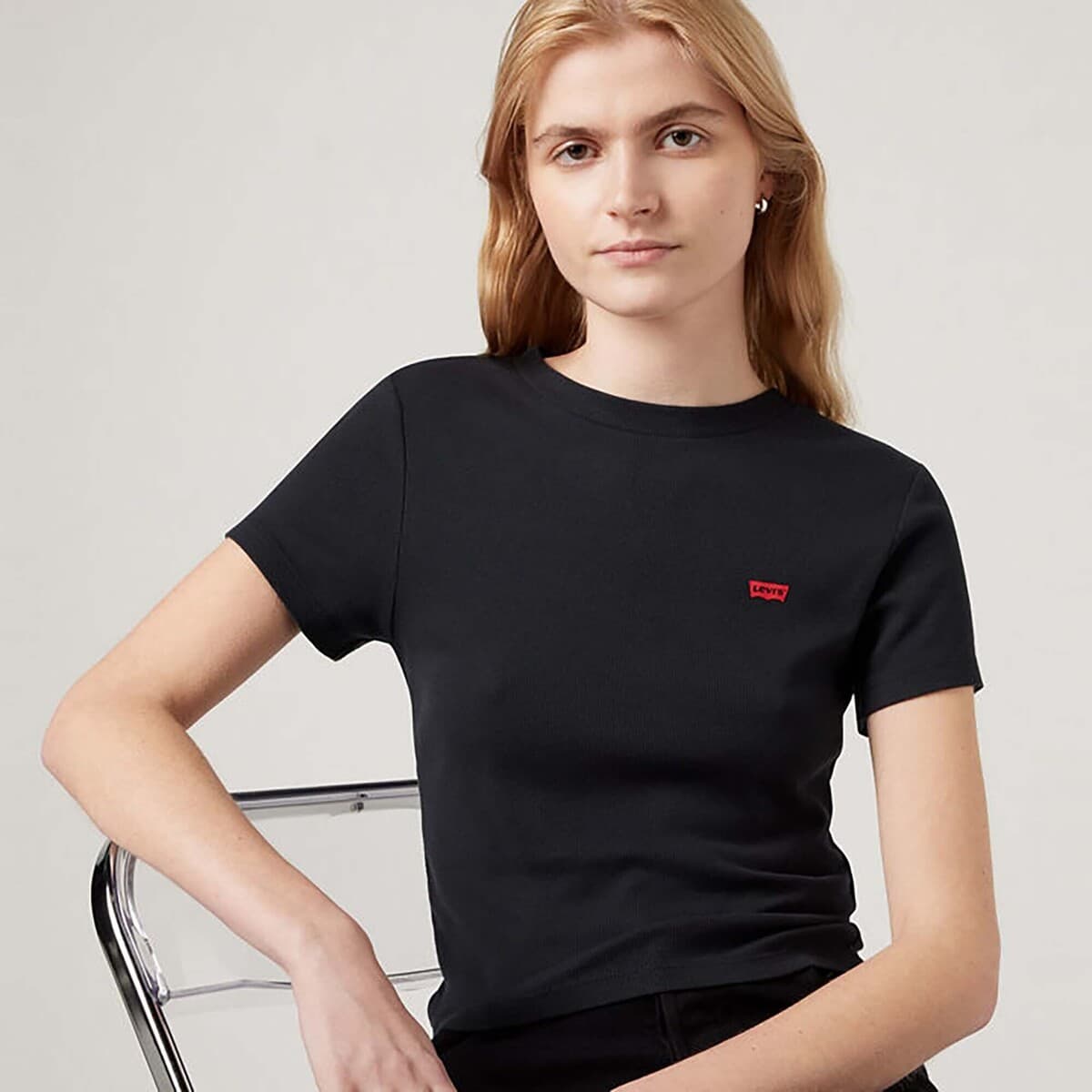 Women's T-Shirts Levis Black