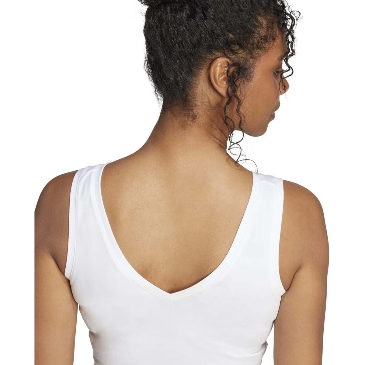 Women's Sleeveless Tops adidas White