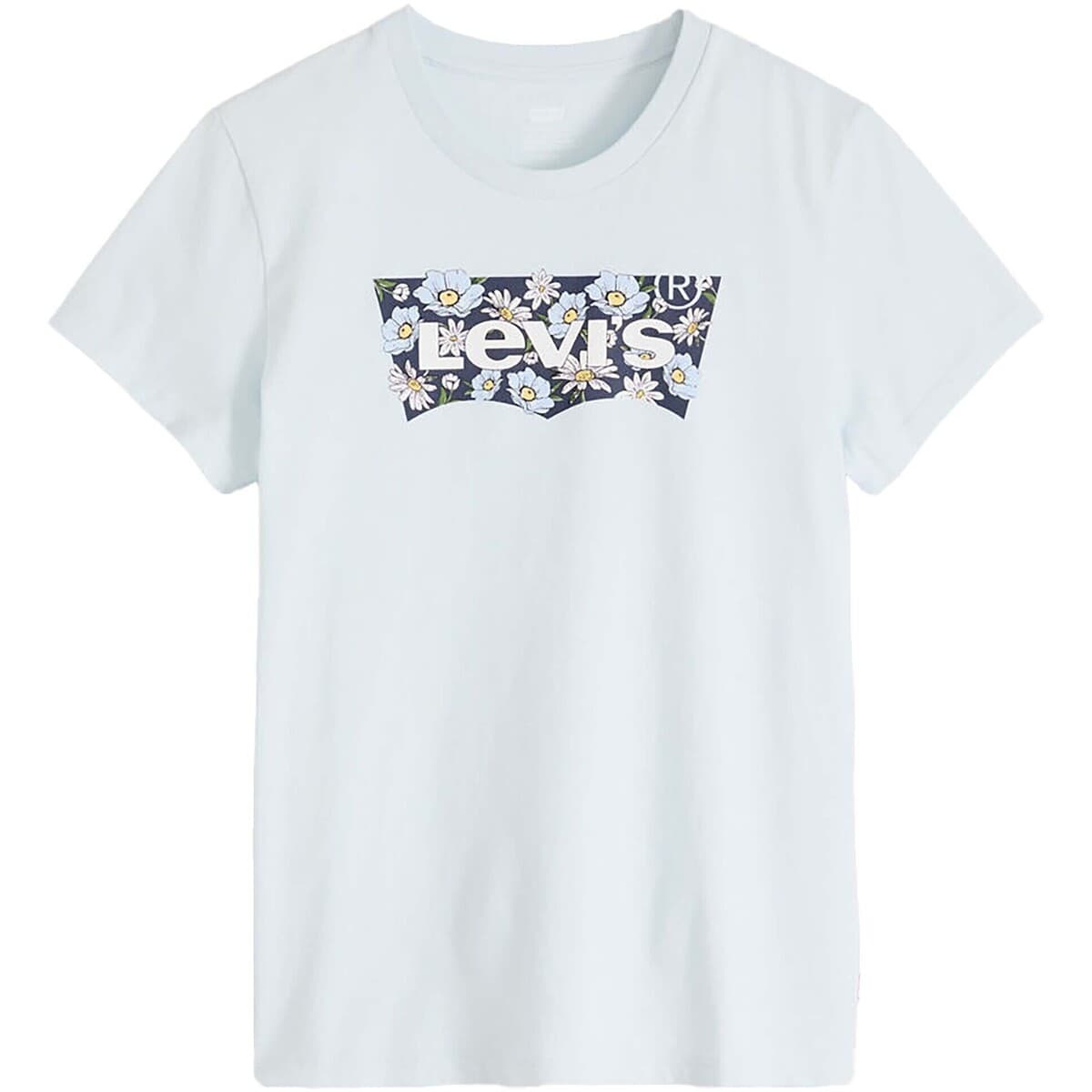 Levi"s The Perfect Mineral Γυναικείο Αθλητικό T-shirt Λευκό 17369-0053