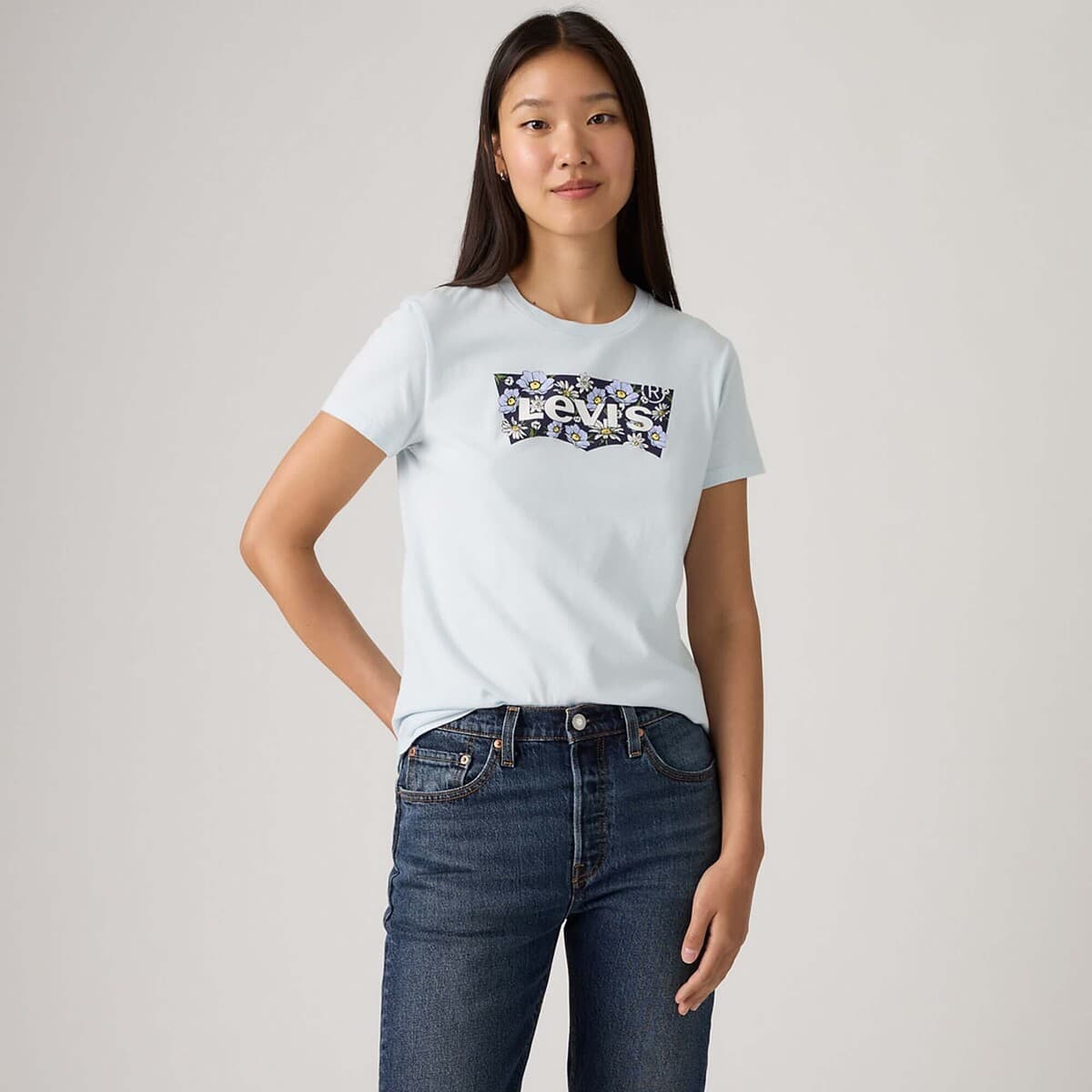 Women's T-Shirts Levis White