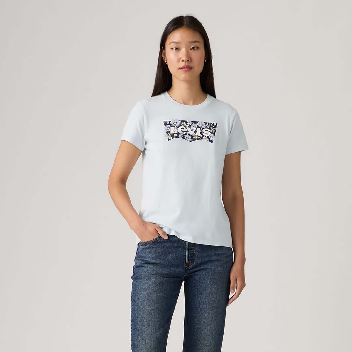 Women's T-Shirts Levis White