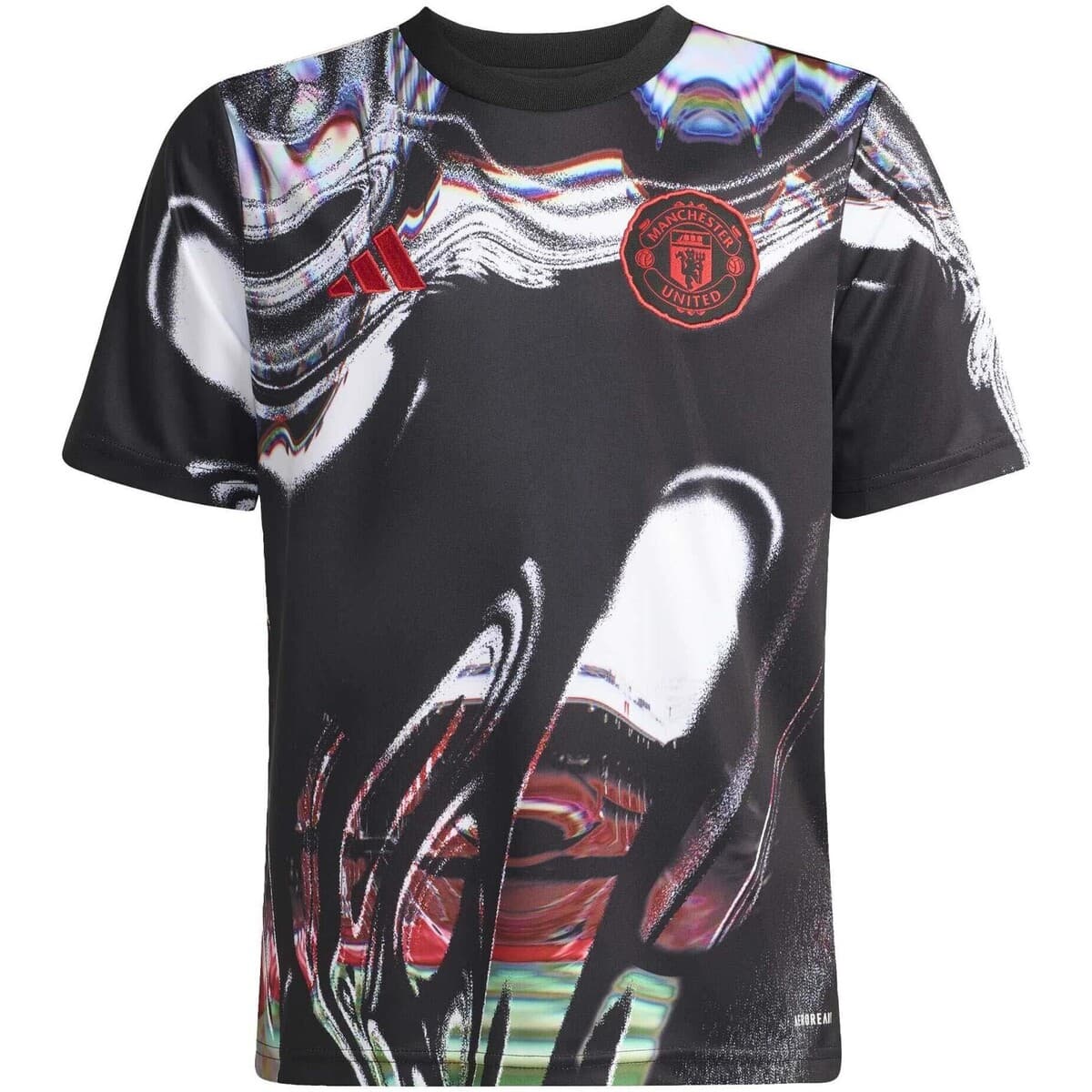 T-shirt με κοντά μανίκια adidas Mufc Preshi Y