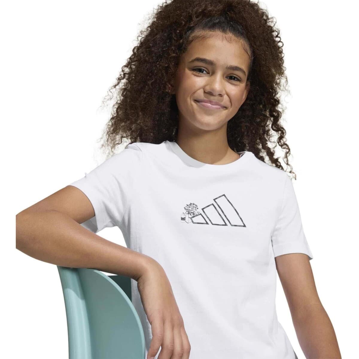 Girls' T-Shirts adidas White