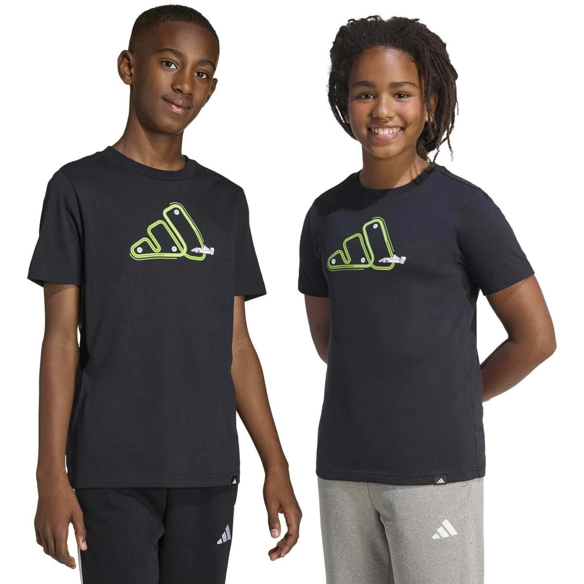 Girls' T-Shirts adidas Black