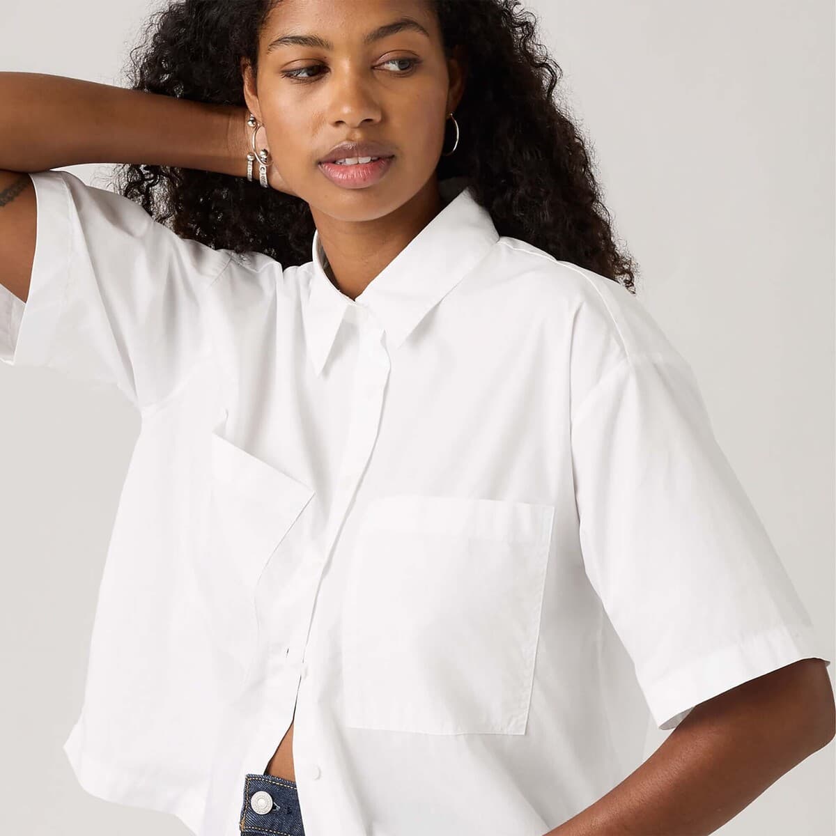 Women's Shirts Levis White