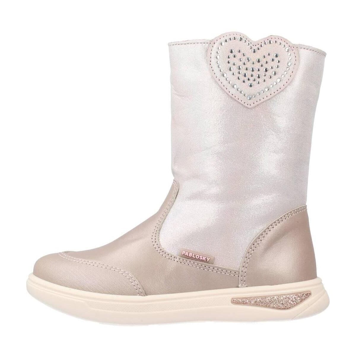 Girls' Ankle Boots Pablosky Beige