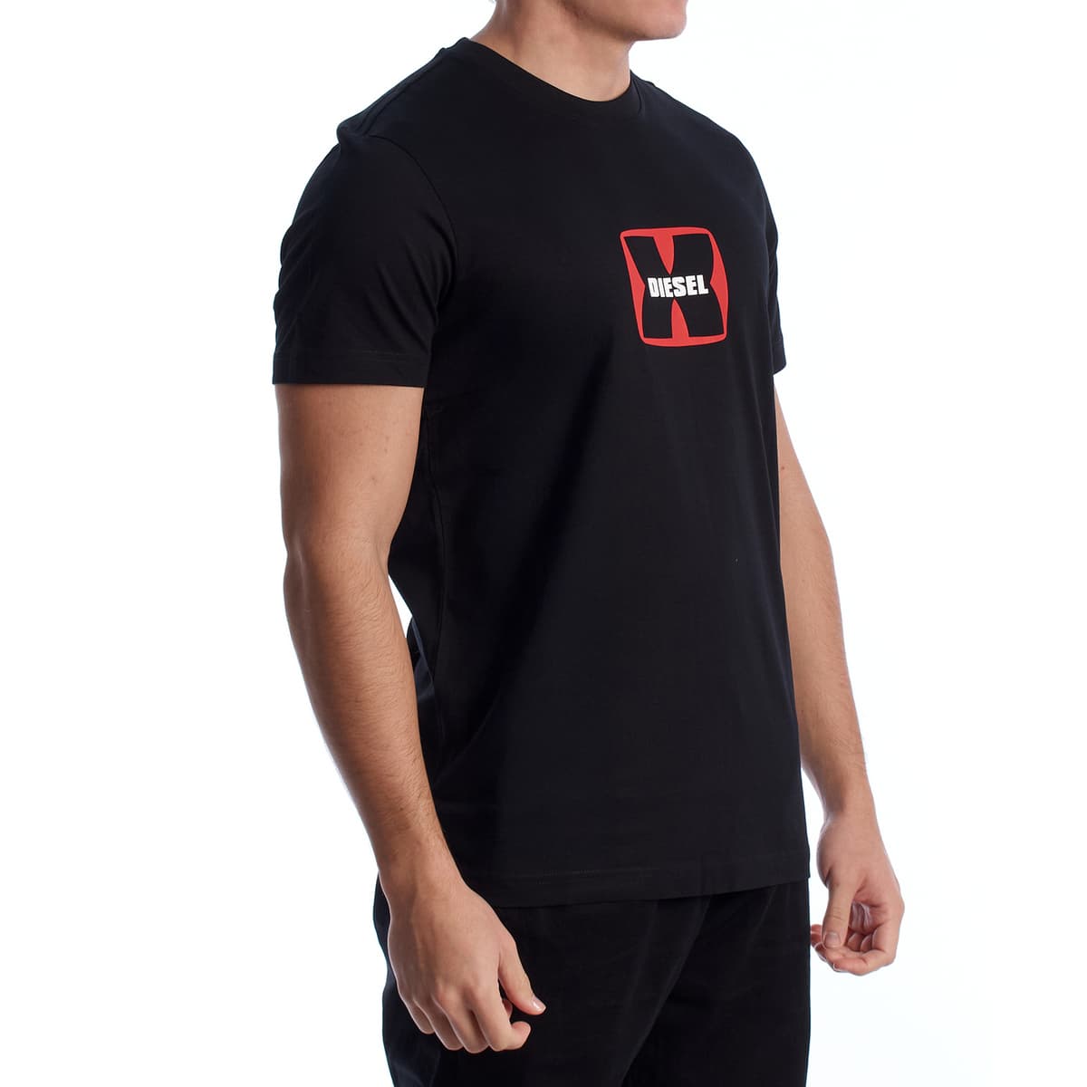 Men's T-Shirts Diesel Black