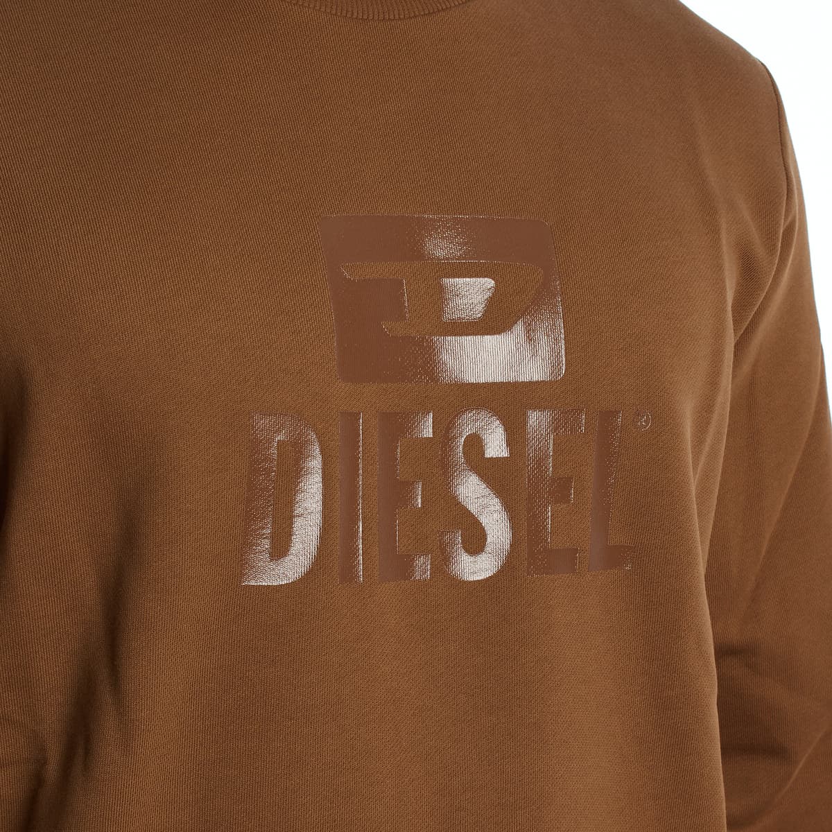 Men's Sports T-Shirts Diesel Brown