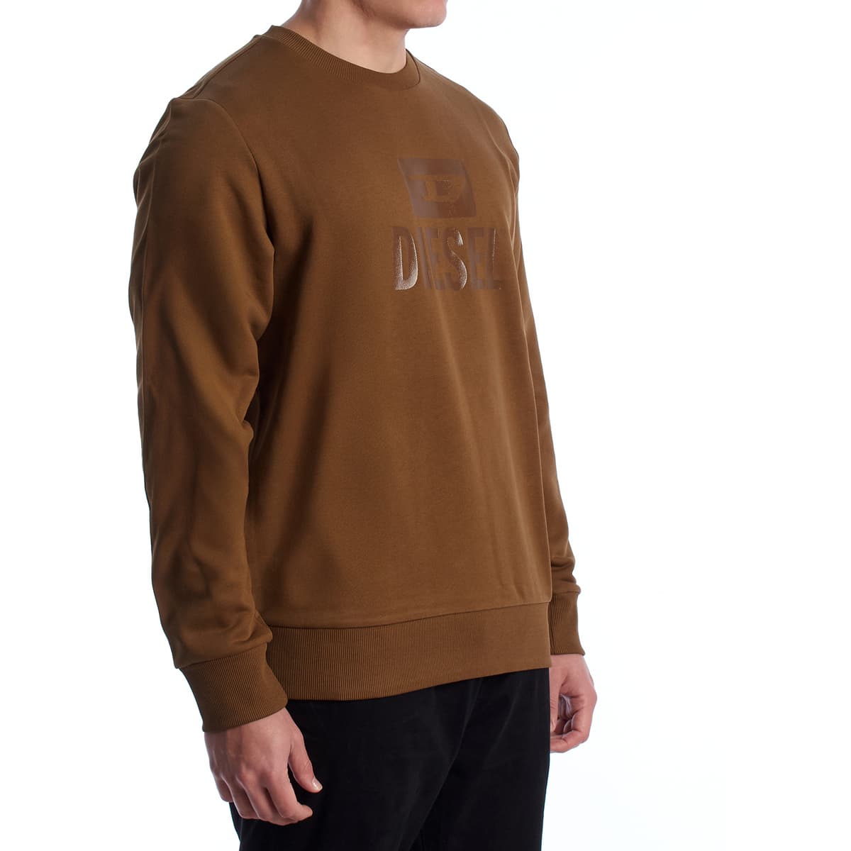 Men's Sports T-Shirts Diesel Brown