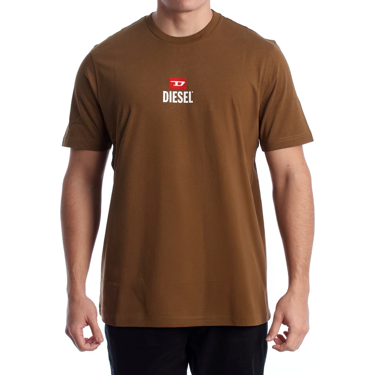 Men's T-Shirts Diesel Brown