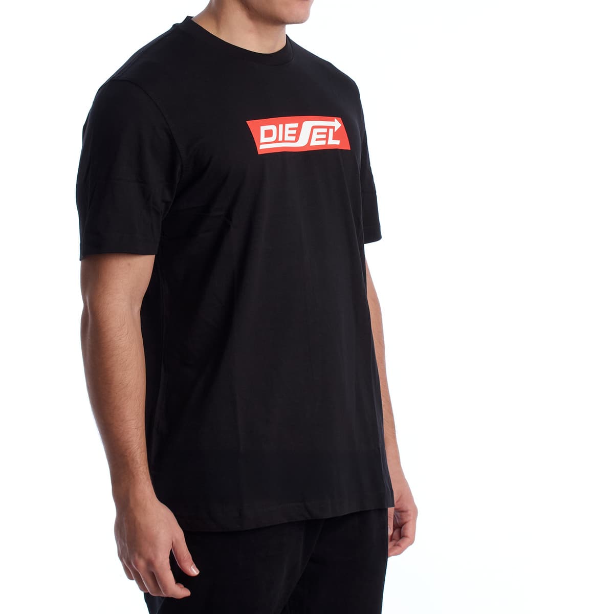Men's T-Shirts Diesel Black