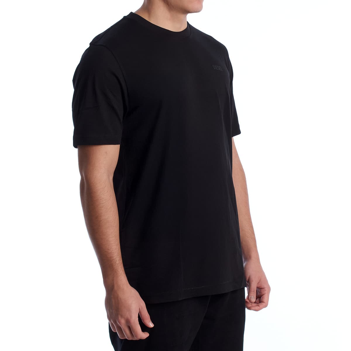 Men's T-Shirts Diesel Black
