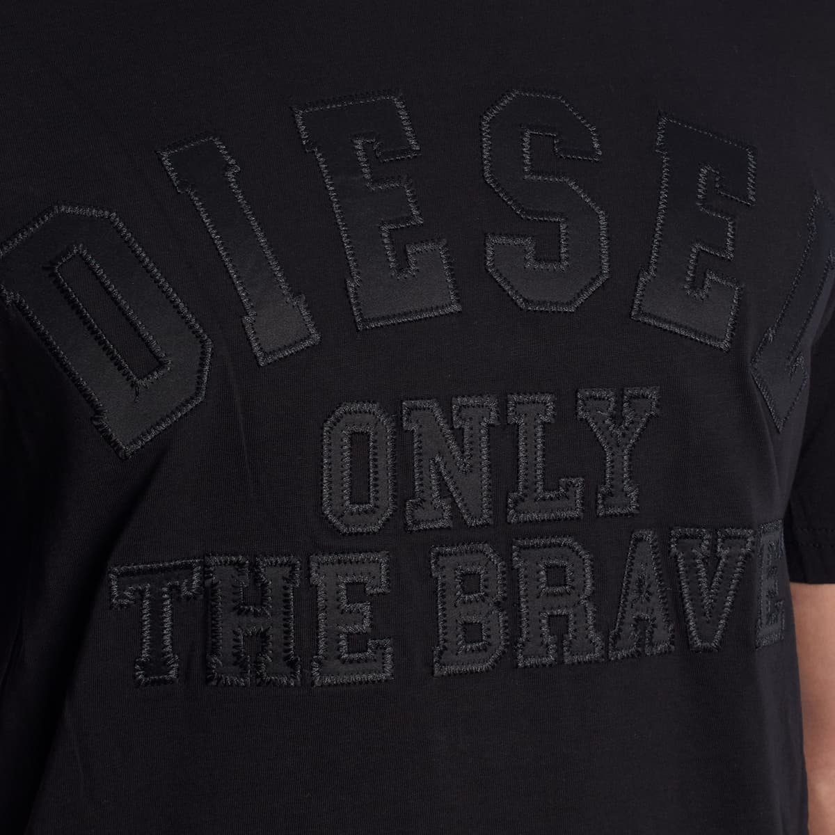 Men's T-Shirts Diesel Black