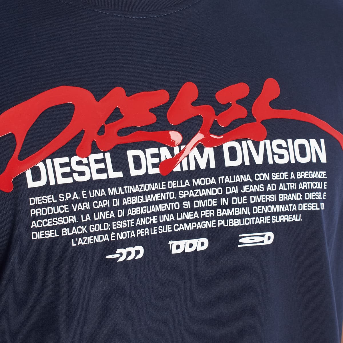 Men's T-Shirts Diesel Blue