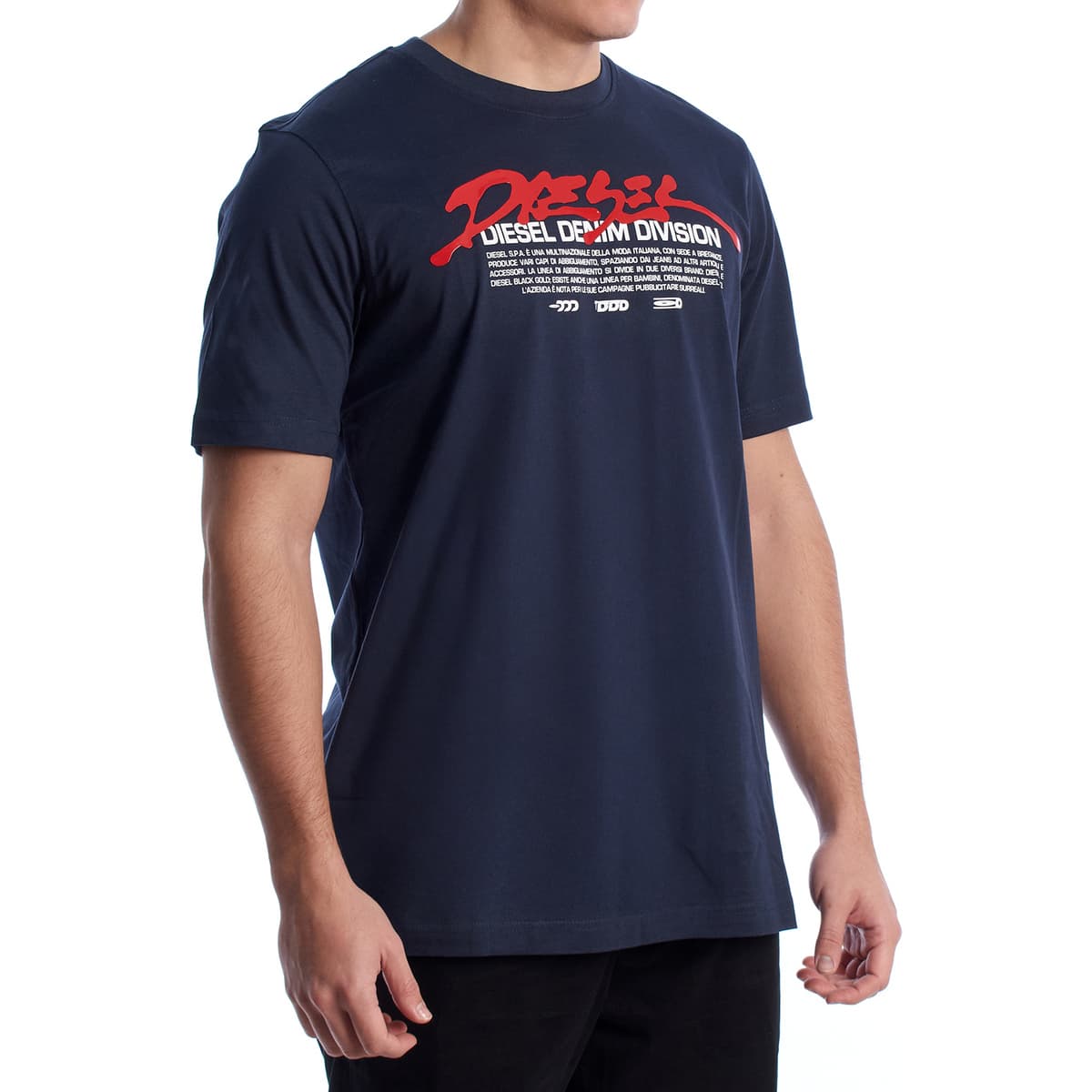 Men's T-Shirts Diesel Blue