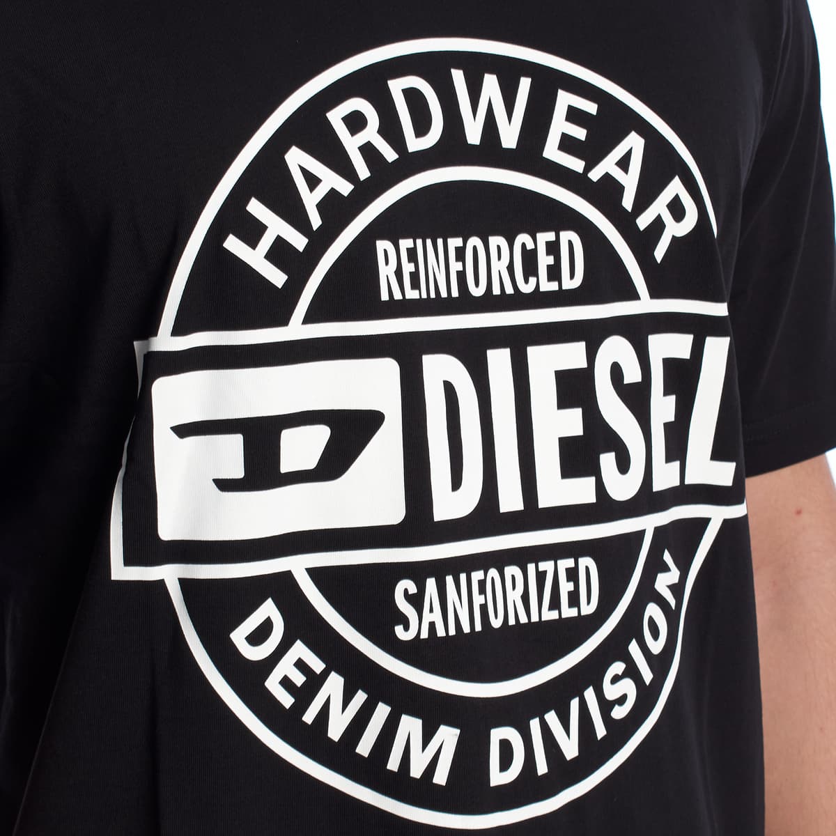 Men's T-Shirts Diesel Black