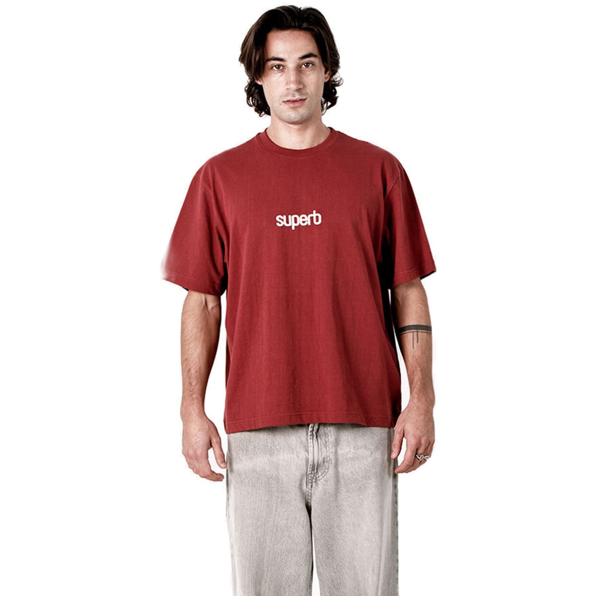 T-shirt με κοντά μανίκια Superb 1982 SPRB3500-WINE