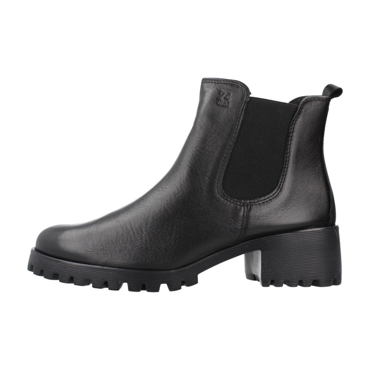 Women's Ankle Boots 24 Hrs Black