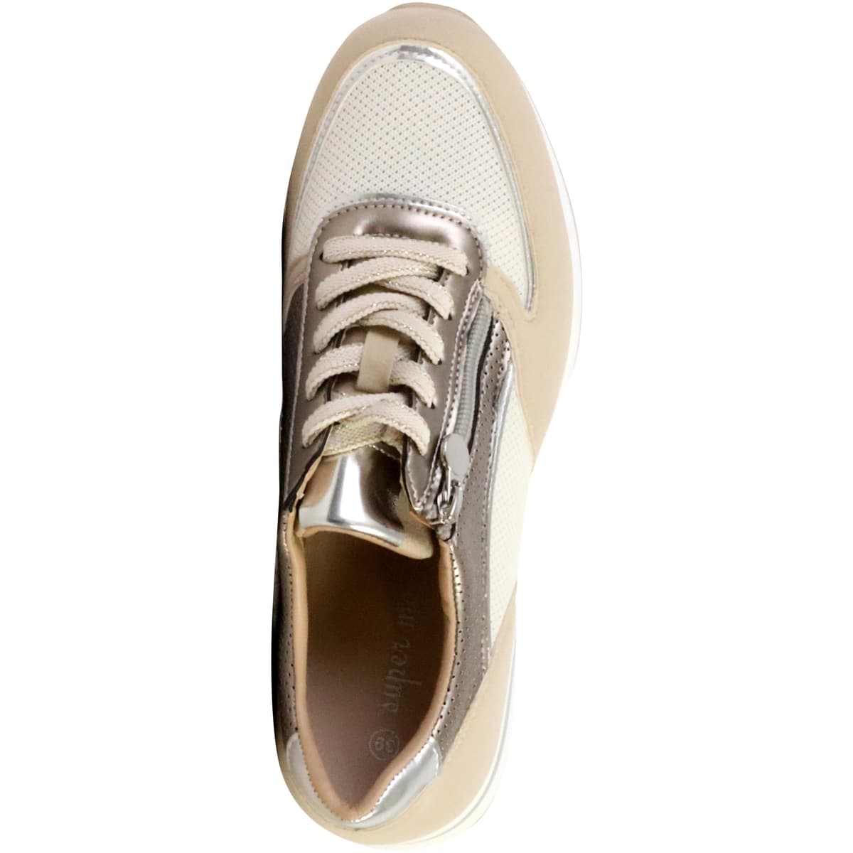 Women's Sneakers Super Mode Beige