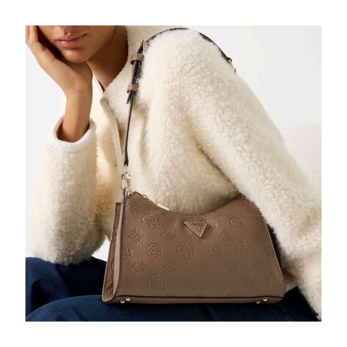 Women's Shoulder Bags Guess Brown