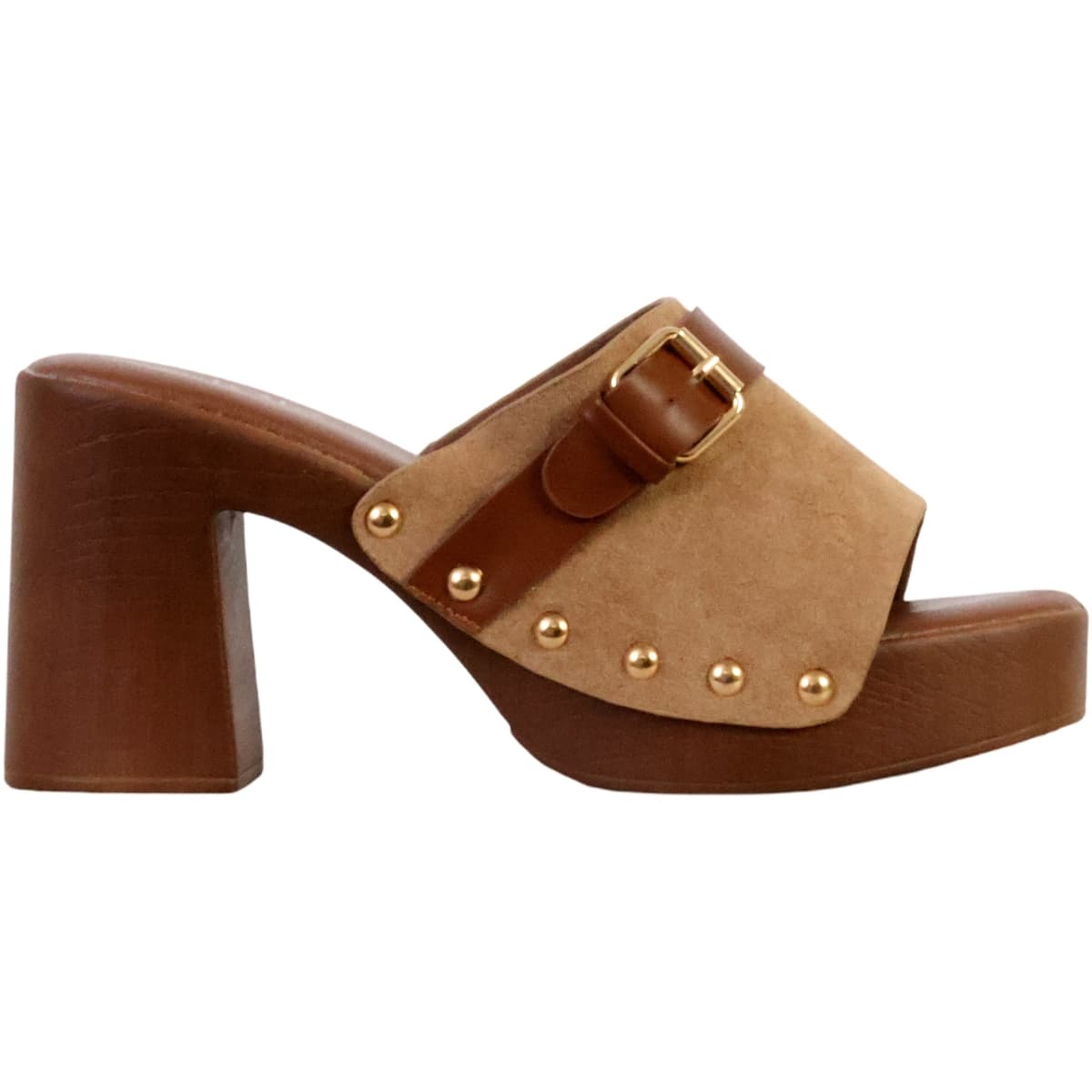 Women's Mules Joia Khaki
