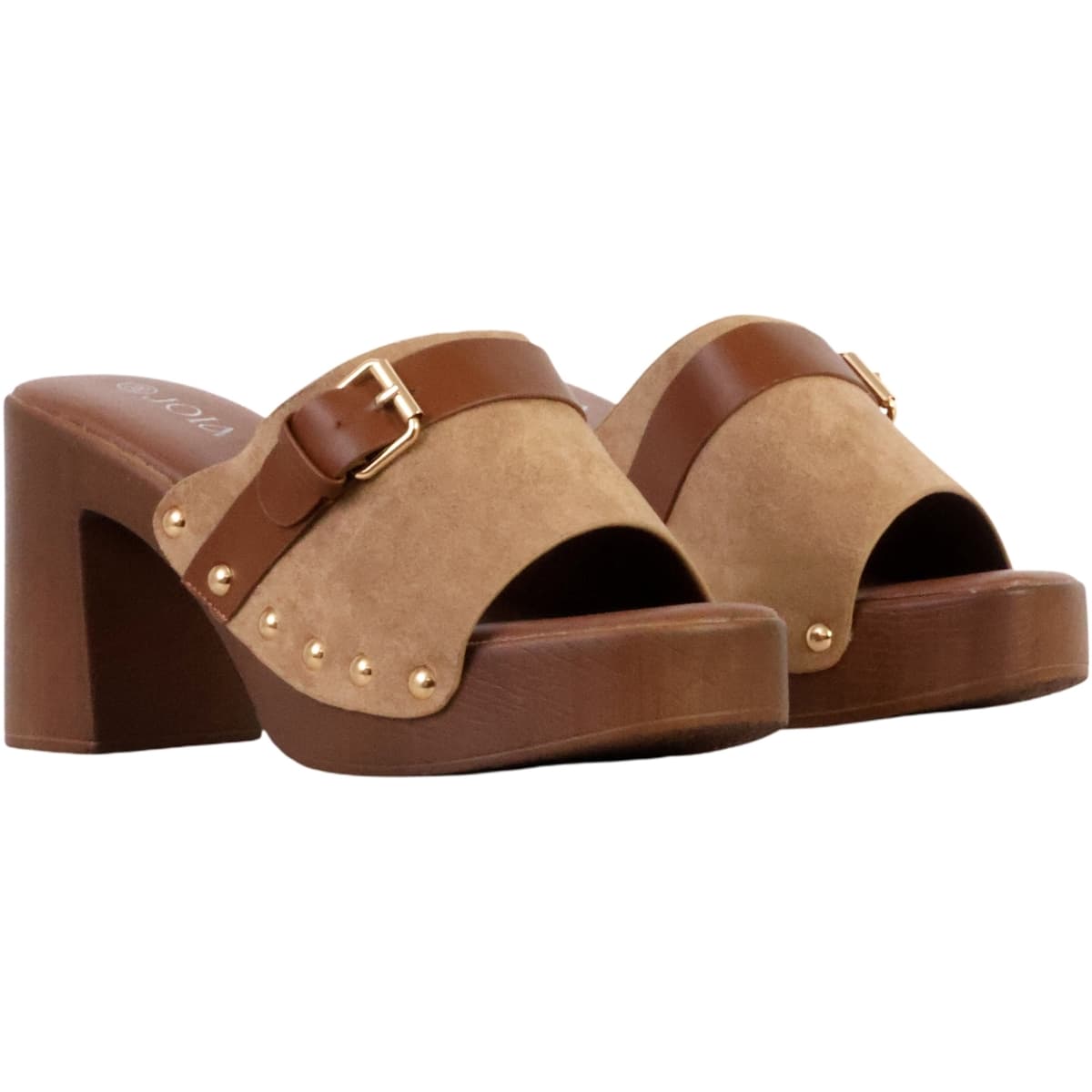 Women's Mules Joia Khaki