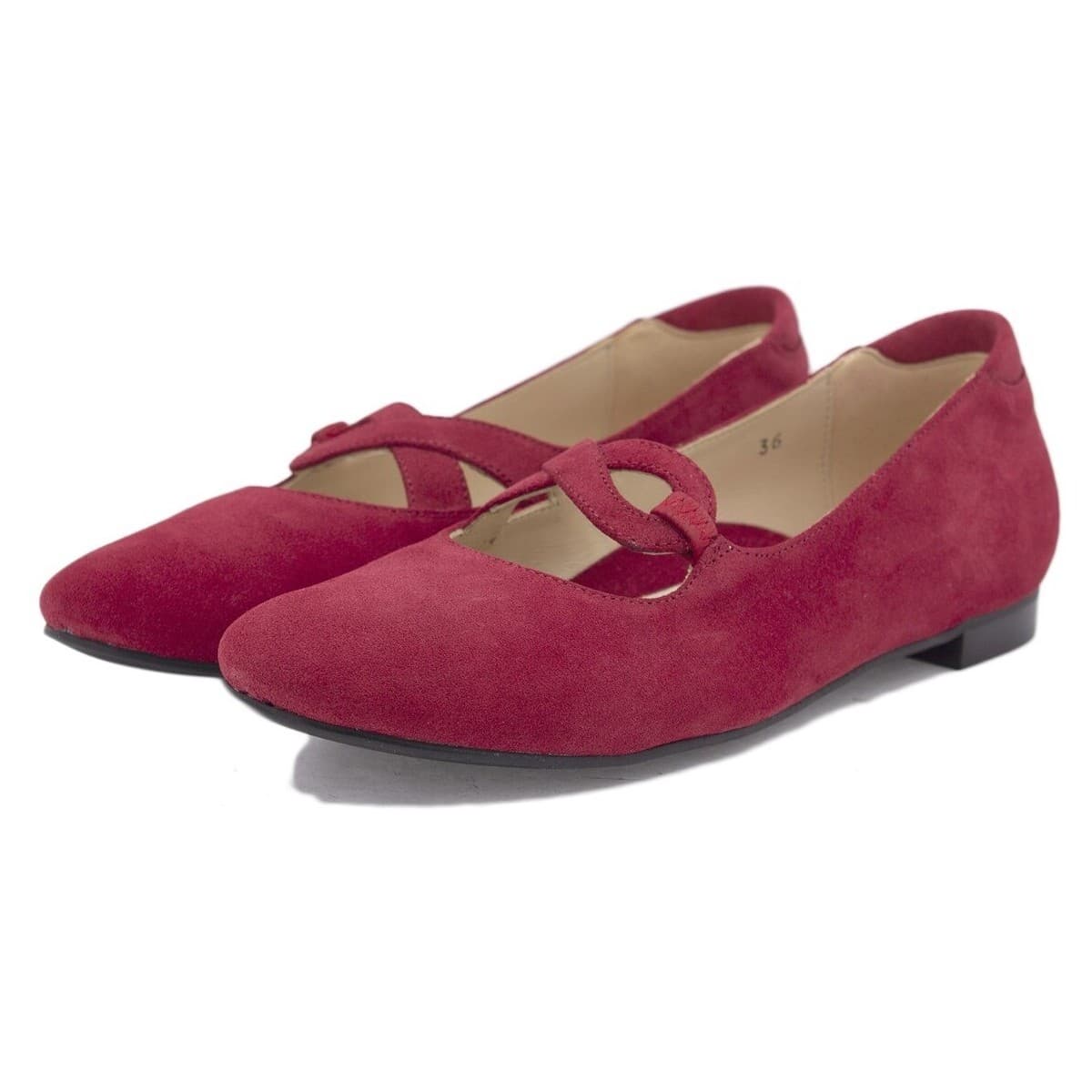 Women's Ballet Flats Piesanto Bordeaux