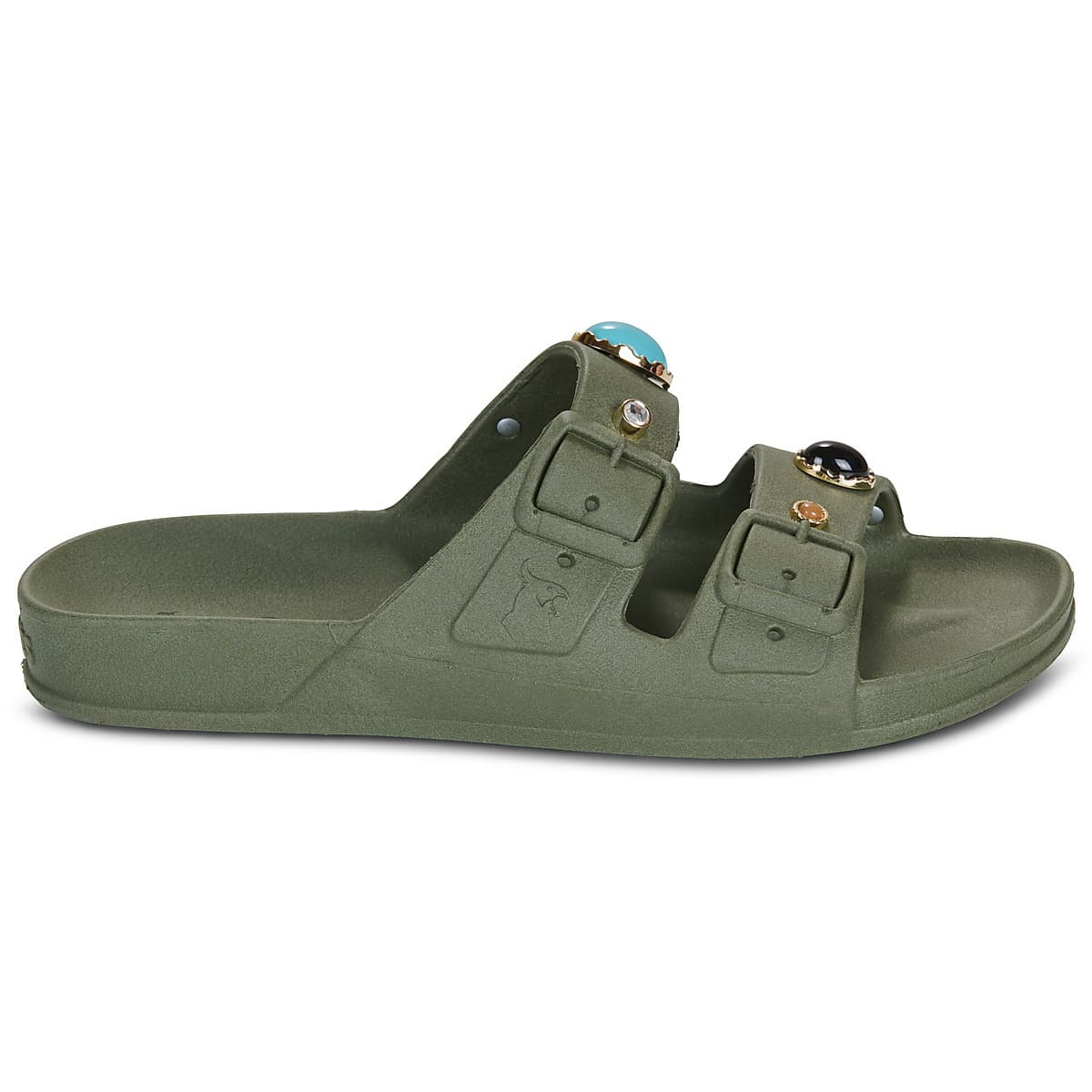 Women's Mules Cacatoès Khaki