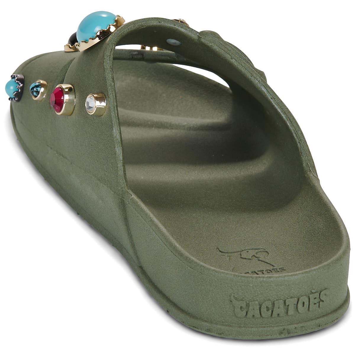 Women's Mules Cacatoès Khaki