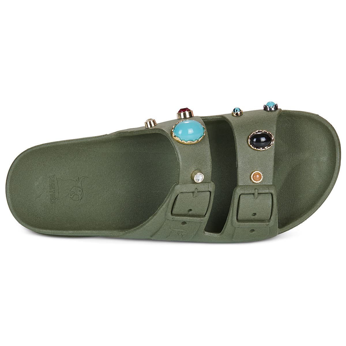 Women's Mules Cacatoès Khaki