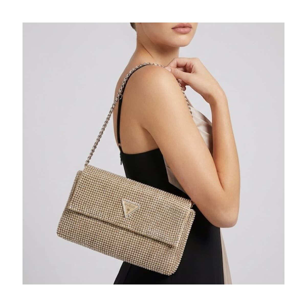 Women's Shoulder Bags Guess Gold