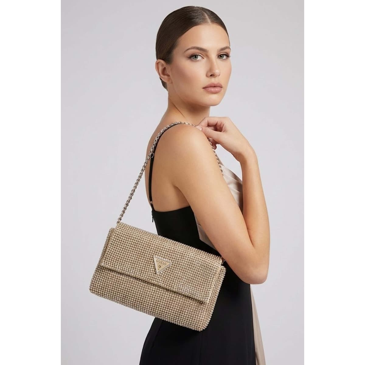 Women's Shoulder Bags Guess Gold
