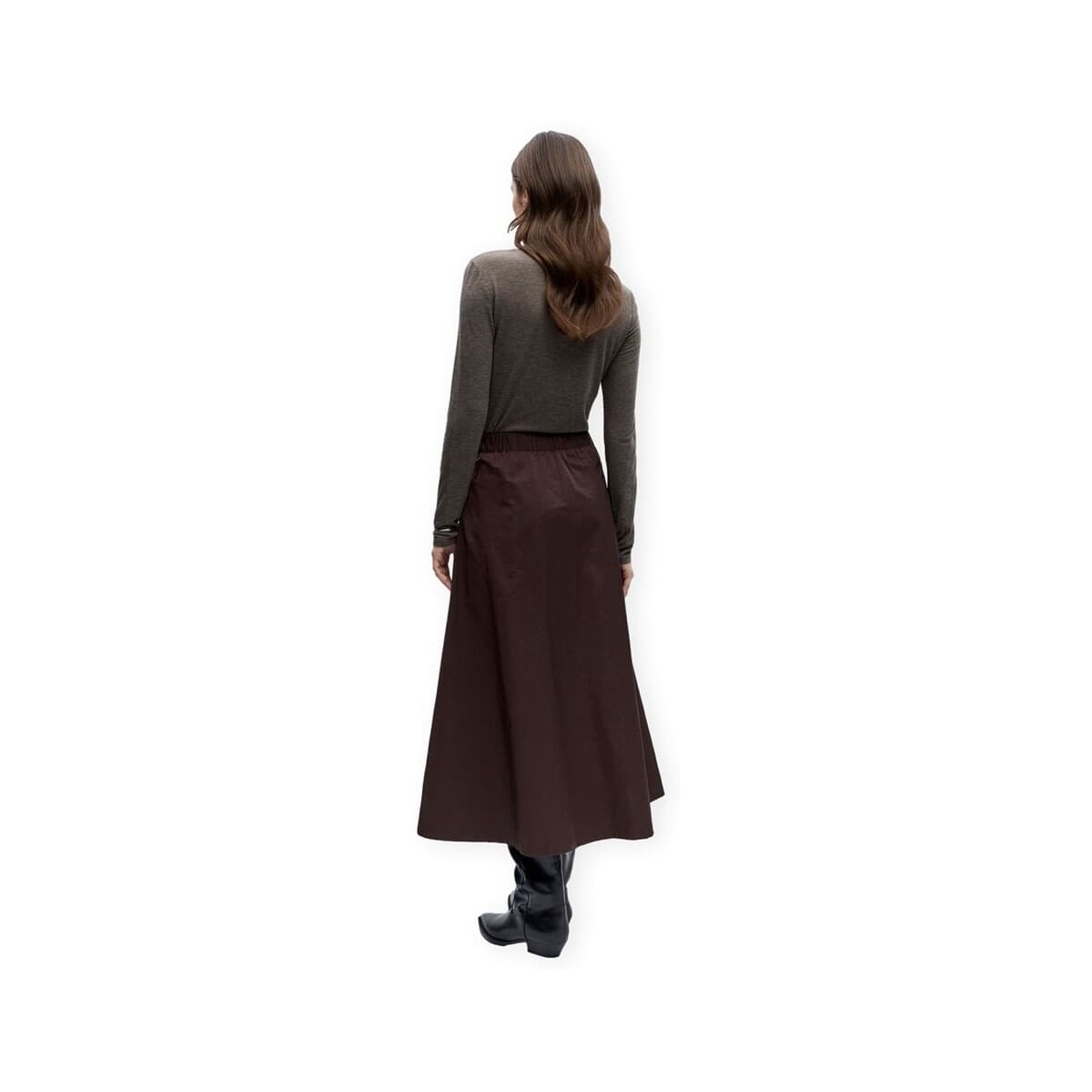 Women's Skirts Object Brown