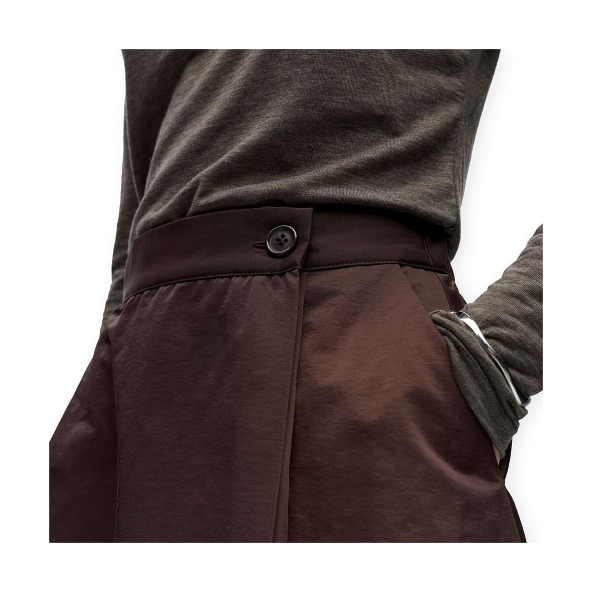 Women's Skirts Object Brown