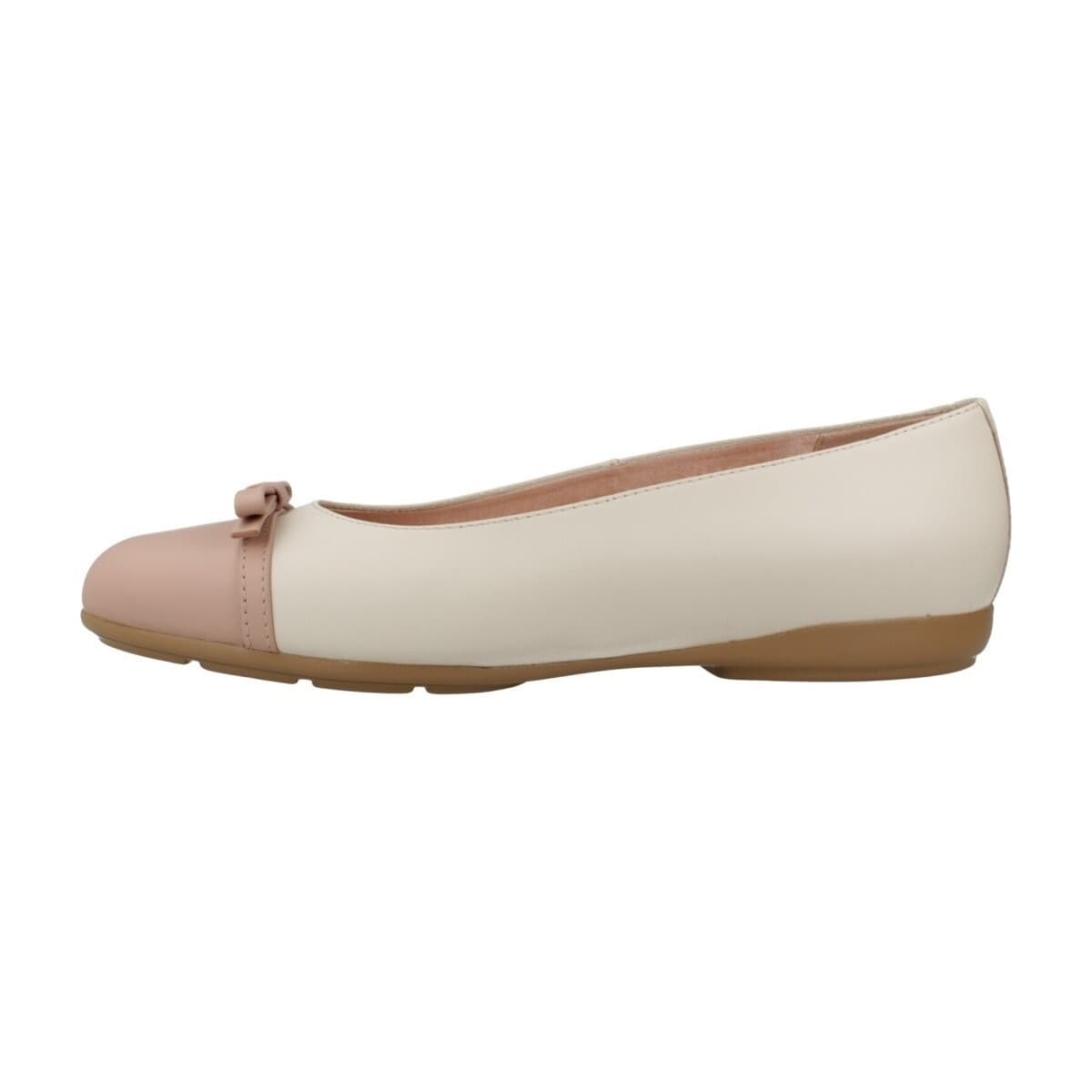Women's Ballet Flats Geox Beige