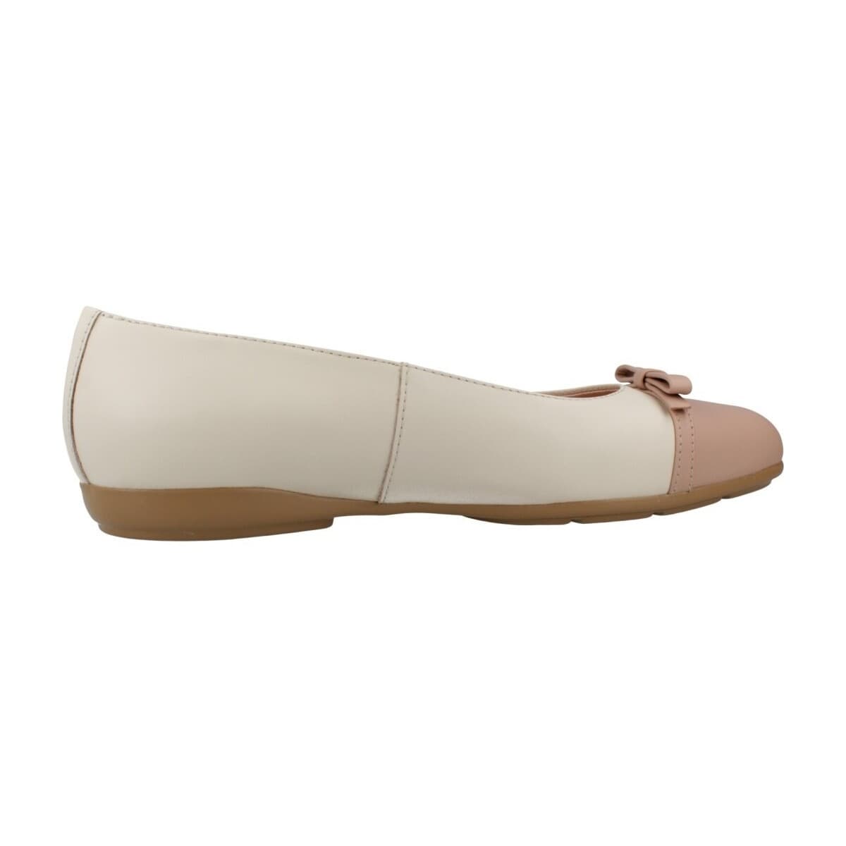 Women's Ballet Flats Geox Beige