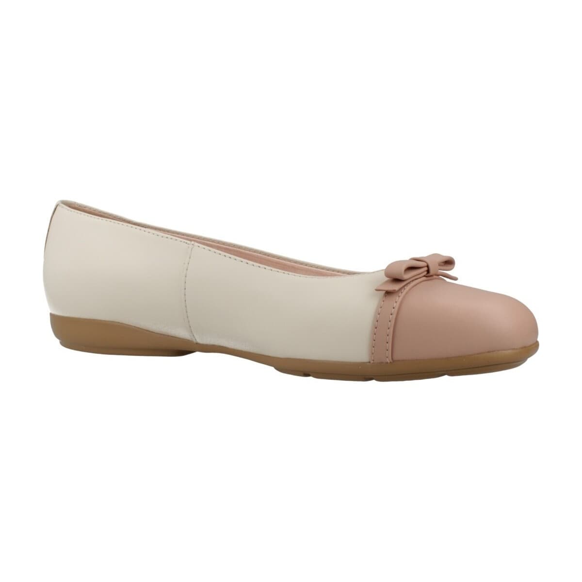 Women's Ballet Flats Geox Beige