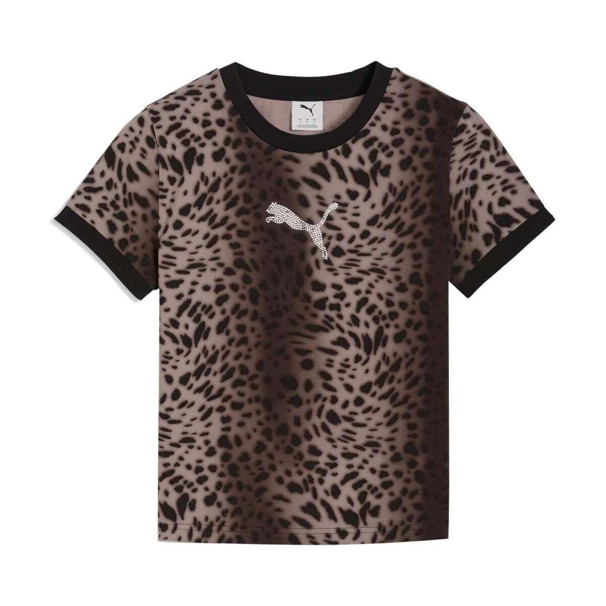 T-shirt με κοντά μανίκια Puma Camisetas Mujer Modèle Ess Graphics Leo Luxe