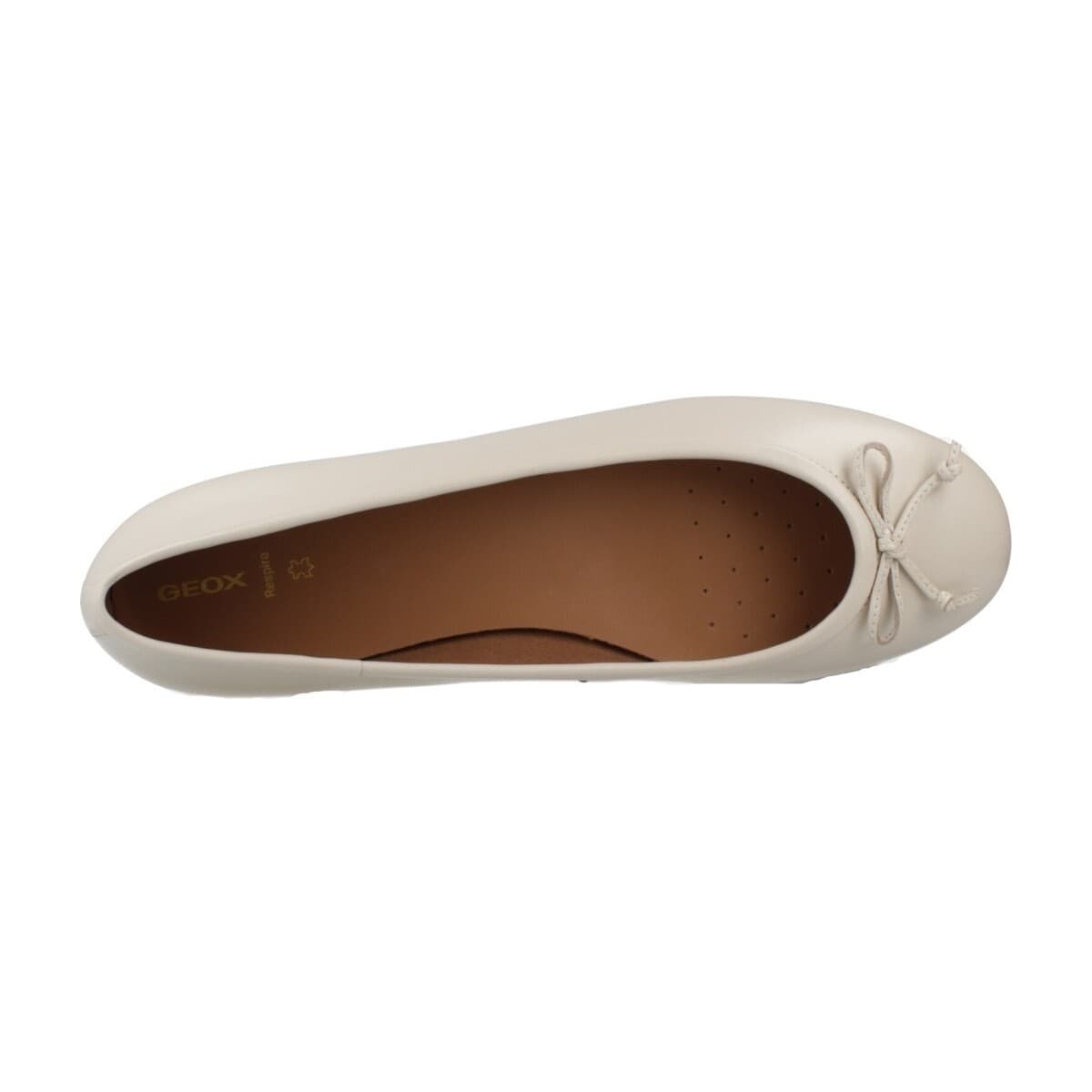 Women's Ballet Flats Geox Beige