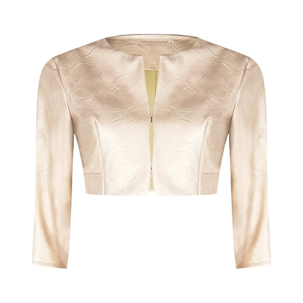 Women's Blazers Rinascimento Gold