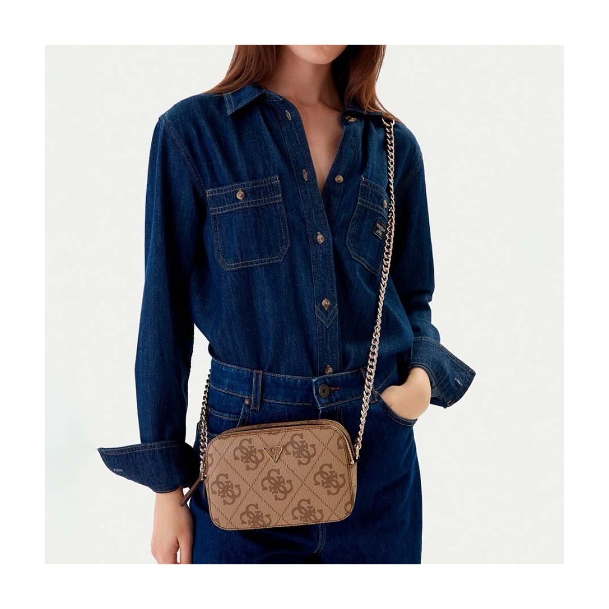 Women's Shoulder Bags Guess Brown