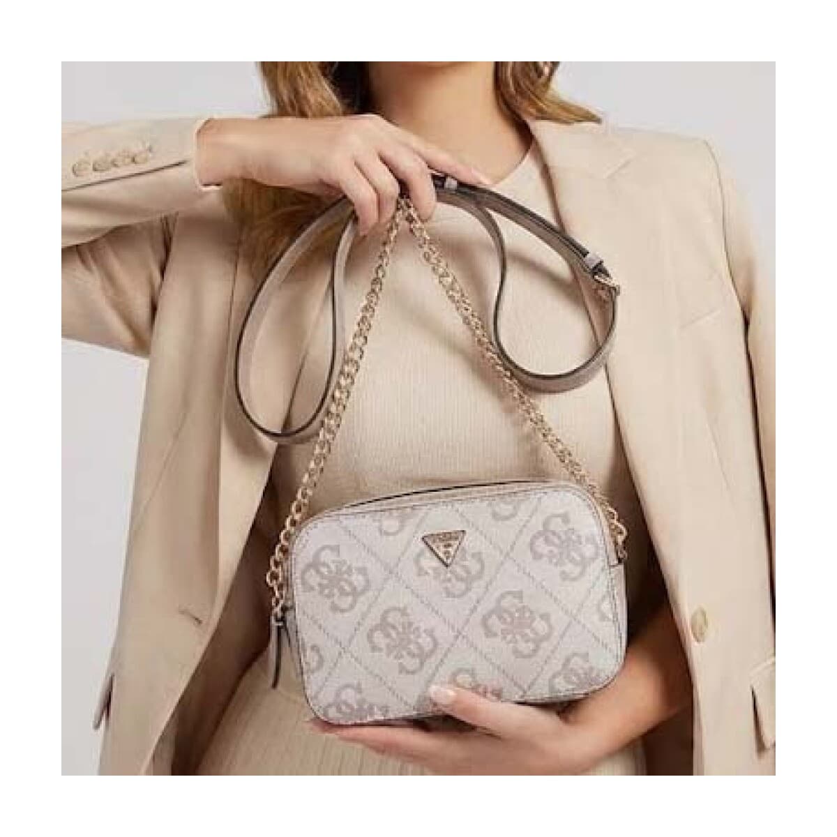 Women's Shoulder Bags Guess Beige