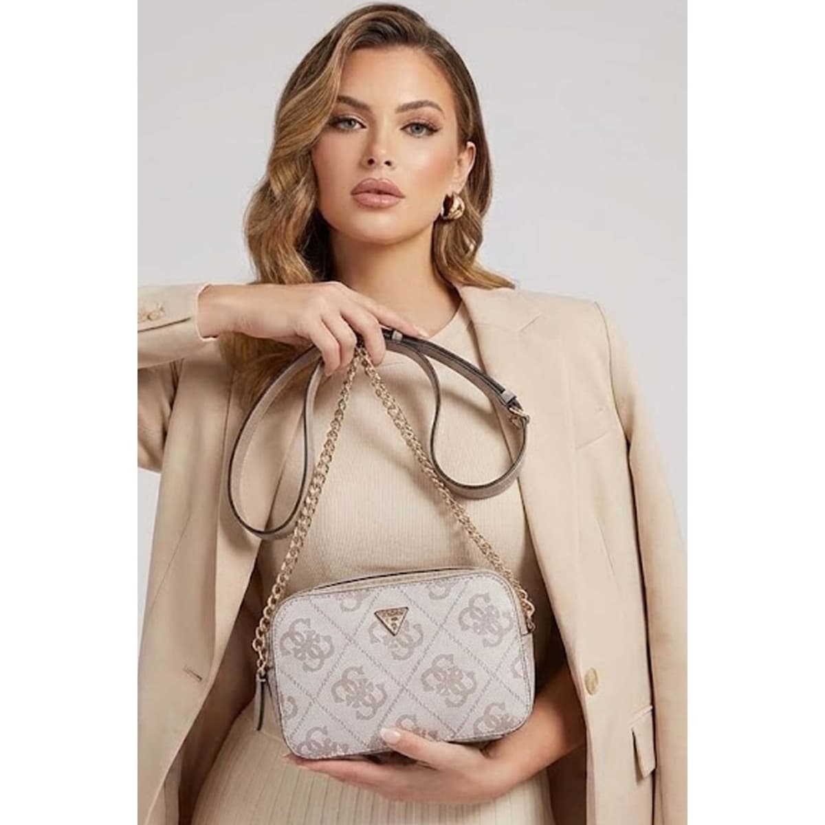 Women's Shoulder Bags Guess Beige