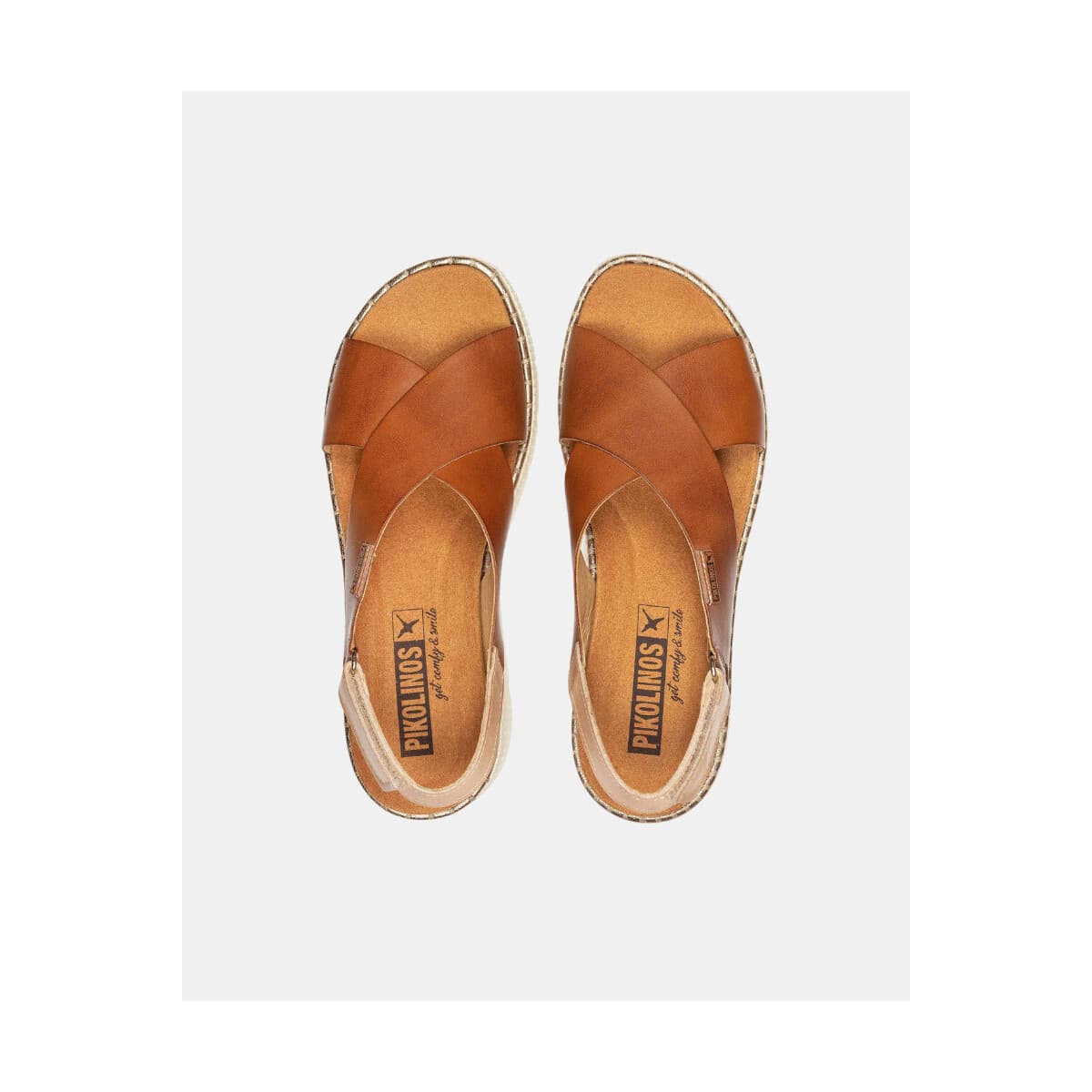 Women's Platforms Pikolinos Brown