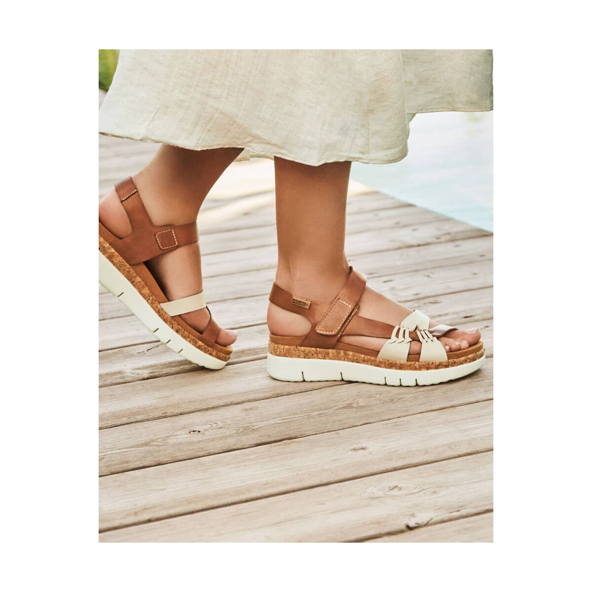 Women's Platforms Pikolinos Multicolor